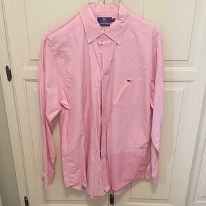 Vineyard Vines Men's Light Pink Dress Shirt